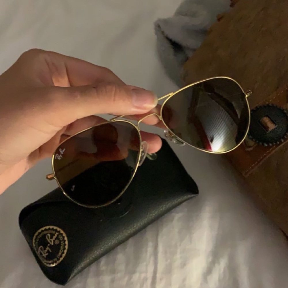 Brown raybans
